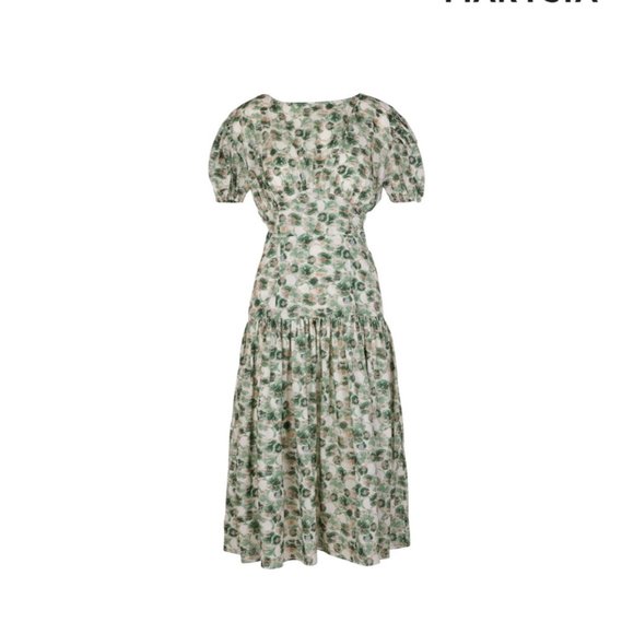Marysia Ojai Dress in Sea Urchin Green Print - Picture 1 of 1